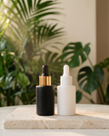 Pipettenflasche 30 ml – Mattschwarz oder Mattweiß