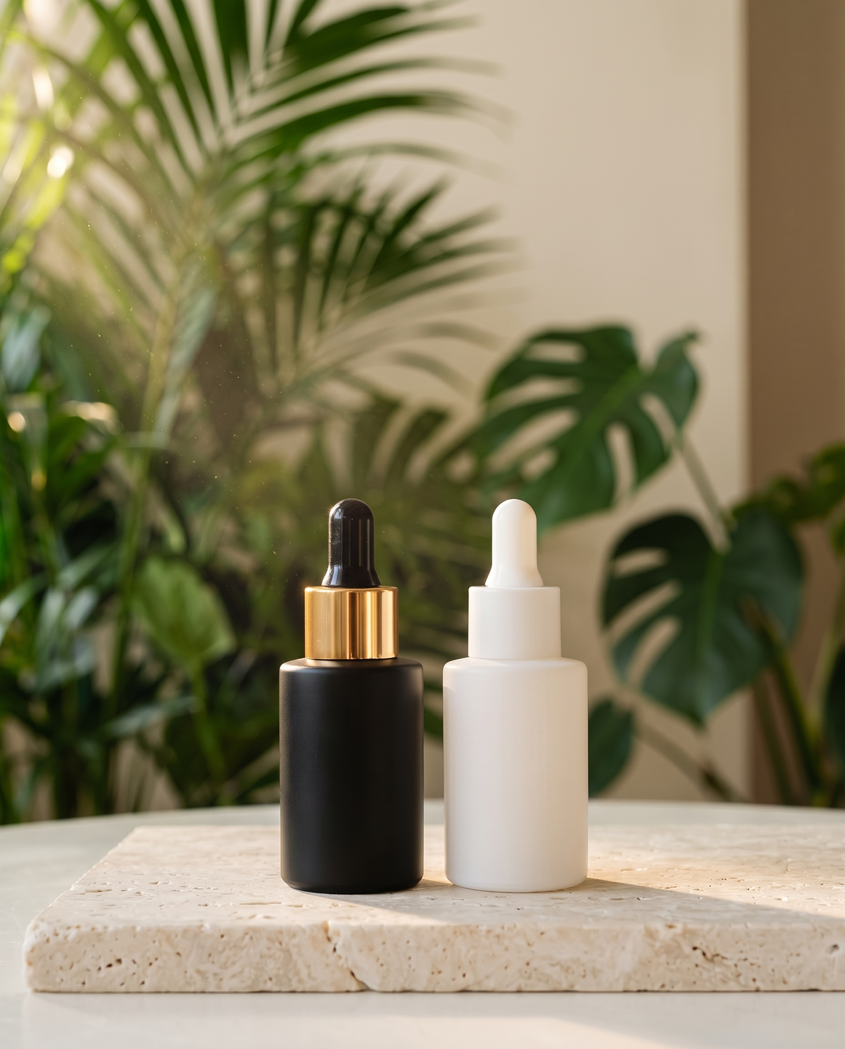 Pipettenflasche 30 ml – Mattschwarz oder Mattweiß