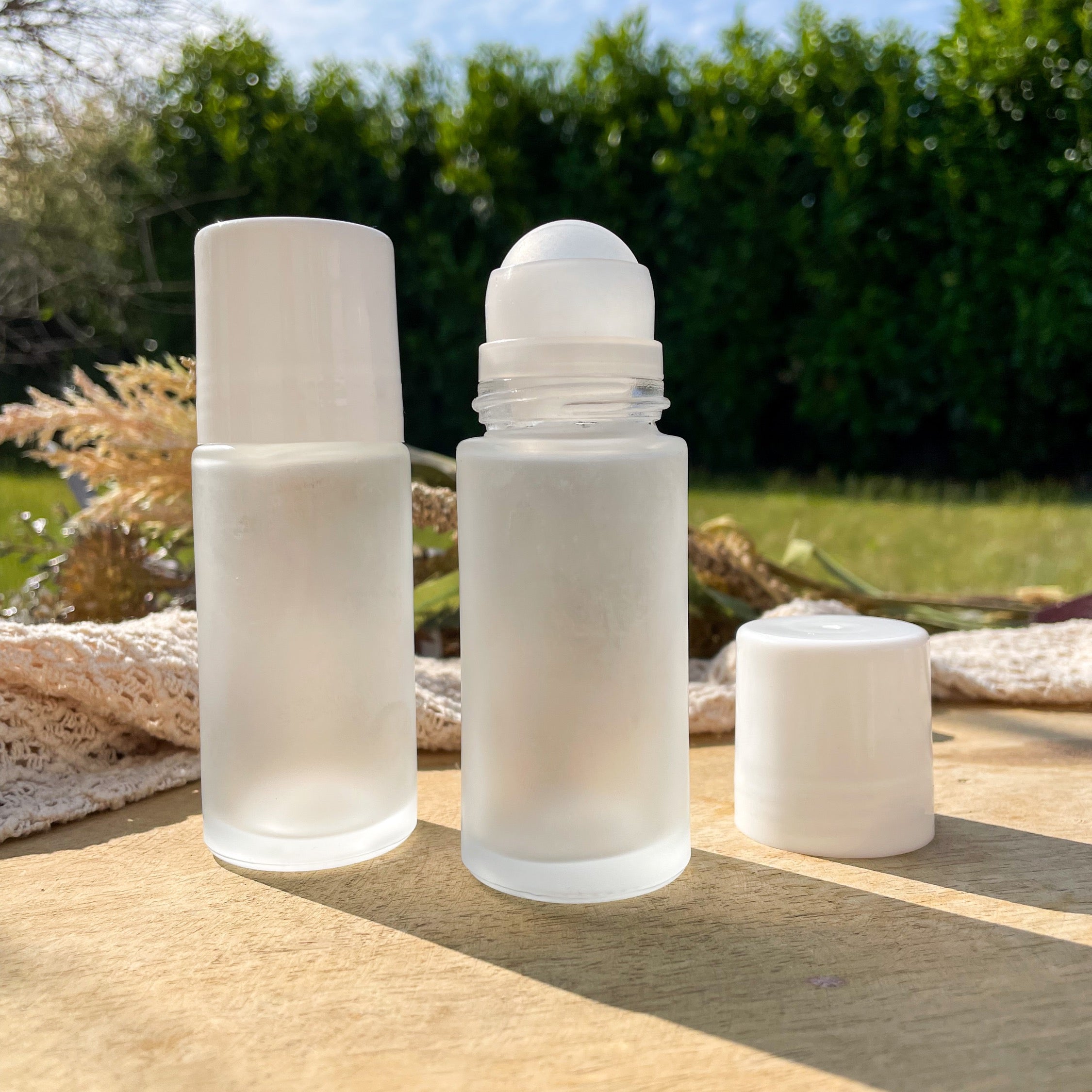 XXL Rollerball-Flasche 50ml I ideal für handmade DEO / STAIN STICK
