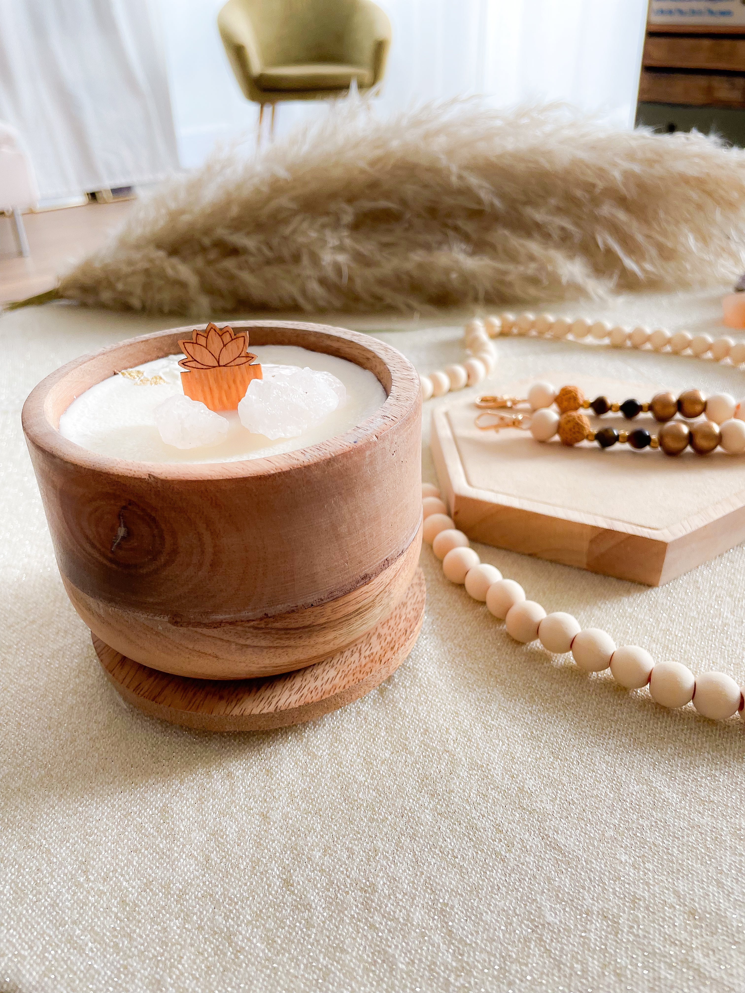 Diffuser Handykette  Tigerauge I Lavastein - handmade