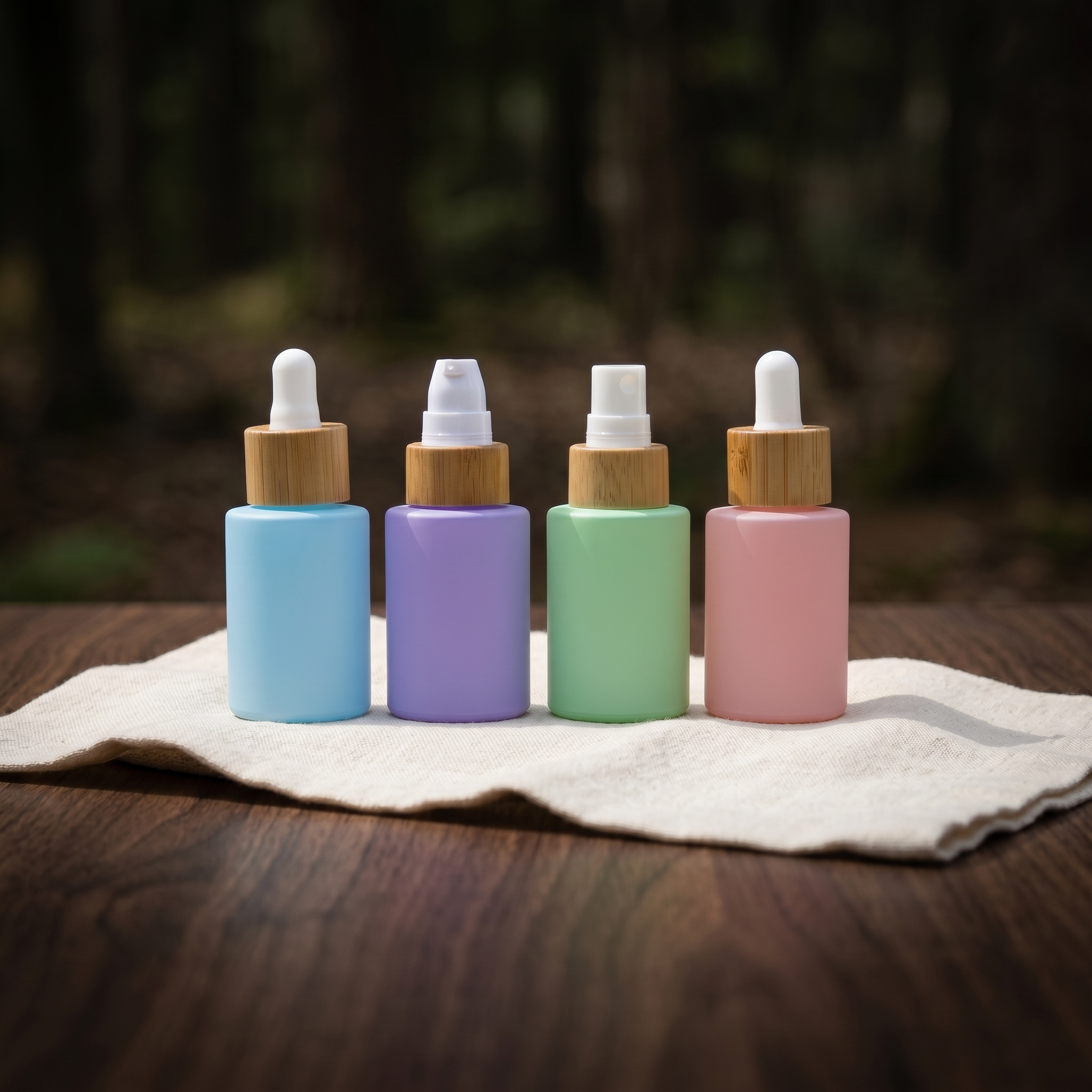 MACARON Spray - Pump- oder Lotionflasche 30ml in zarten Matt-Tönen